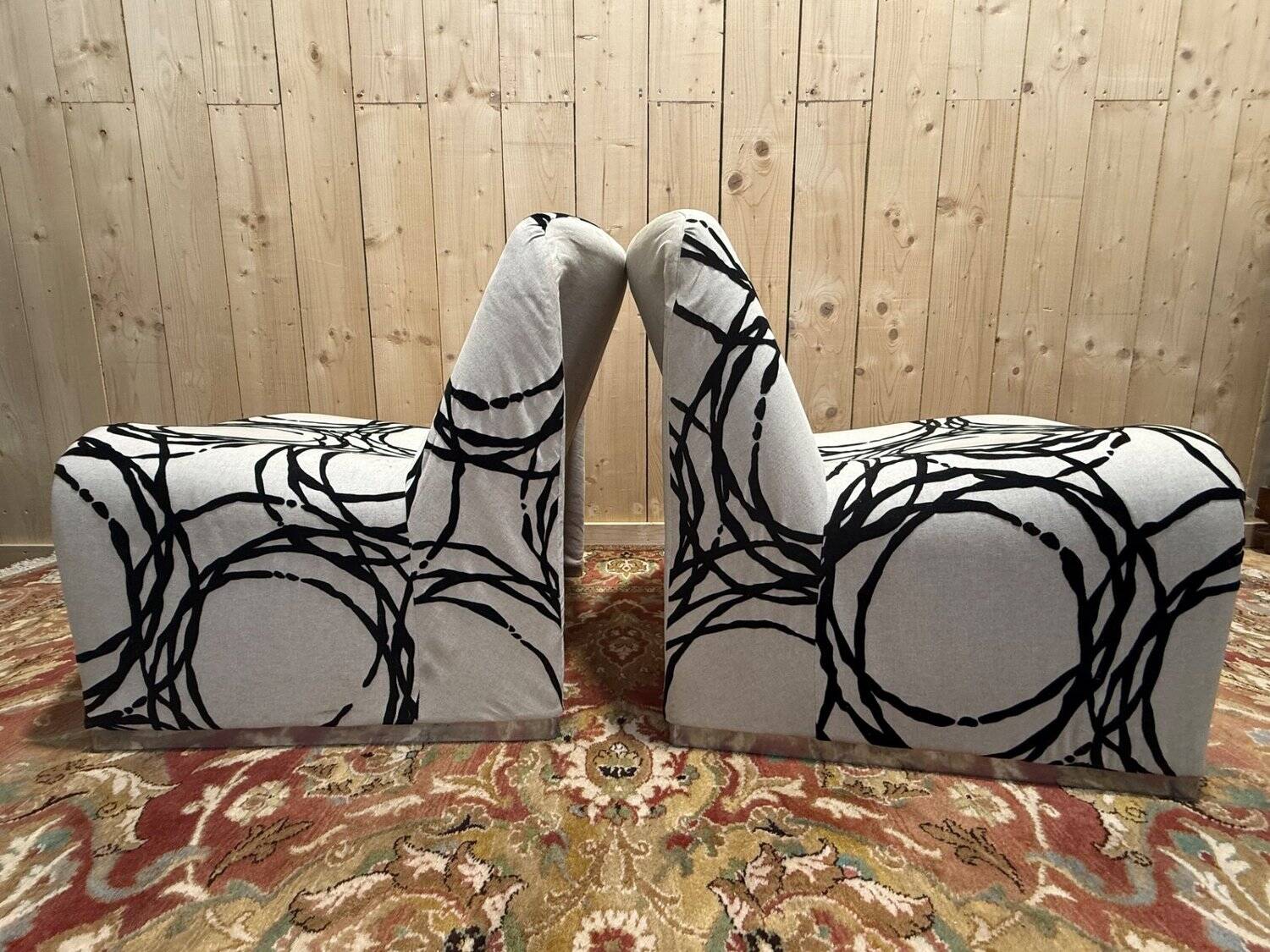 Pair of Alky Piretti armchairs