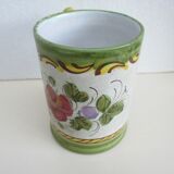 Decorated mug, ceramic