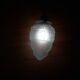 Art Deco chandelier in molded blown glass