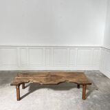 Table basse ancien établi de joaillier 1900