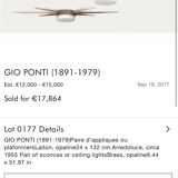 Gio Ponti Sun ceiling light produced by Arredoluce