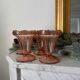 Lot de 4 coupes rosaline