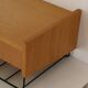 Scandinavian wall-mounted bedside table or wall console, 1960s
