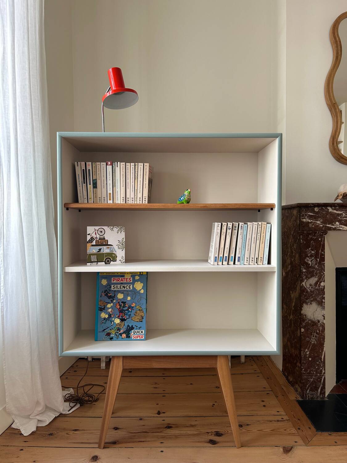 Colorful shelf/bookcase