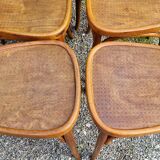 6 Baumann bistro chairs n°58 from the 20s