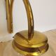 Extra Large Vintage Brass Wall Lamp: Mid-Century Italian Lighting