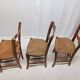 Lot de 3 anciennes chaises Vintage