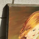 Portrait oil on canvas child