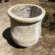 Ancient terracotta pottery jar