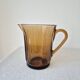 Vintage amber glass pitcher '1970s - Duralex France