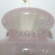 Pink glass suspension tulip shape / vintage