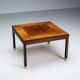 Table basse carrée en palissandre HMB Möbler Rörvik, Suède 1960