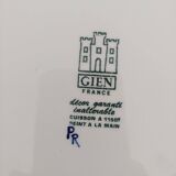 Gien earthenware plate
