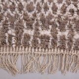 Taupe Beni Ourain rug, Moroccan rug 150/250cm