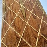Art Deco style console with mahogany marquetry