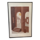 Framed canvas Riad Terra cotta