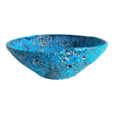 Charles Cart Vallauris Turquoise Ceramic Fruit Bowl, c. 1960s