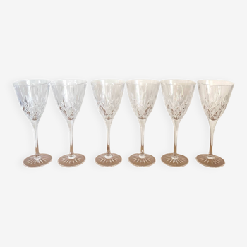 Grand verres à eau thomas webb - cristal - modèle roméo - vintage