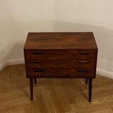 Danish hallway set: chest of drawer & mirror in Palisander 1950s