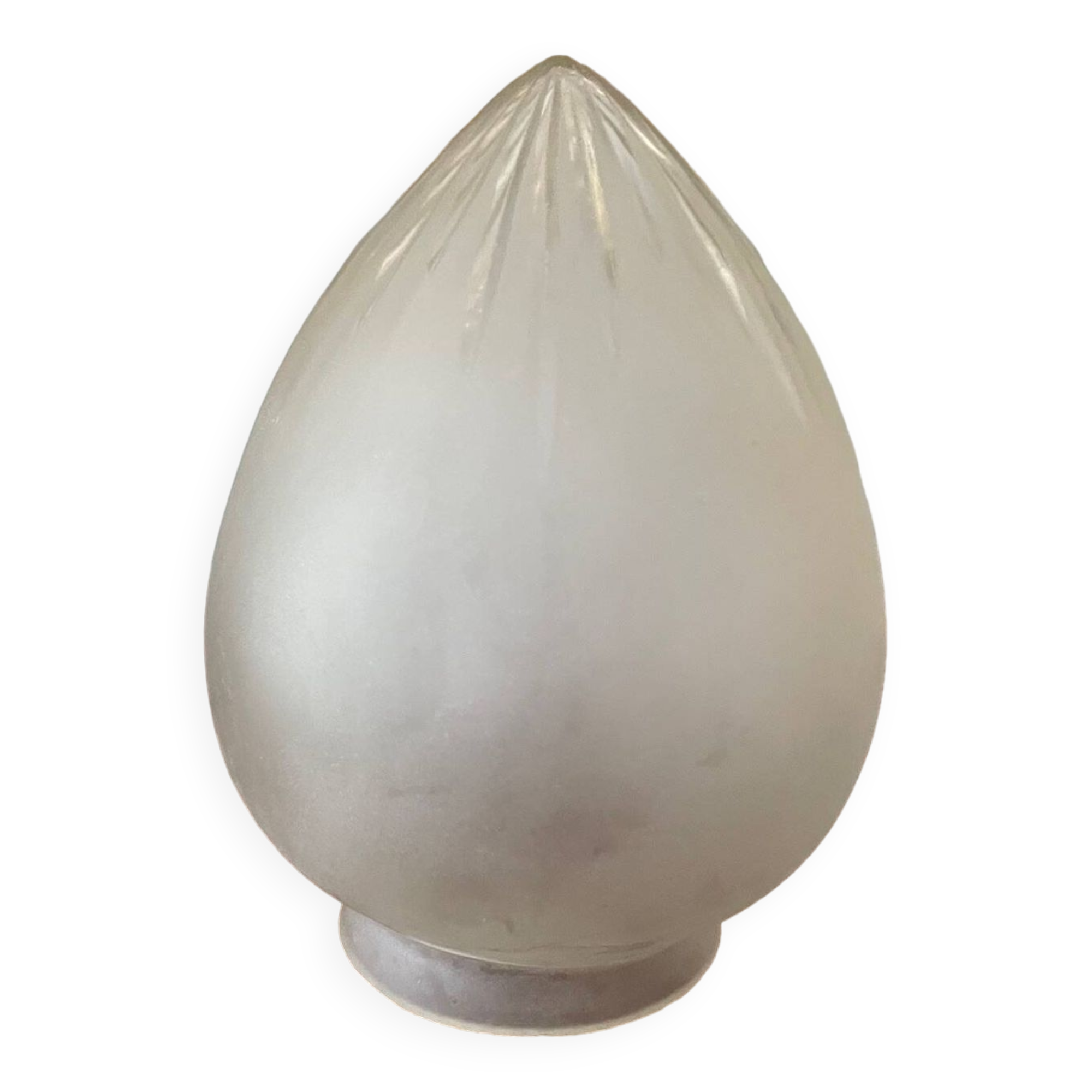 cut glass art deco globe