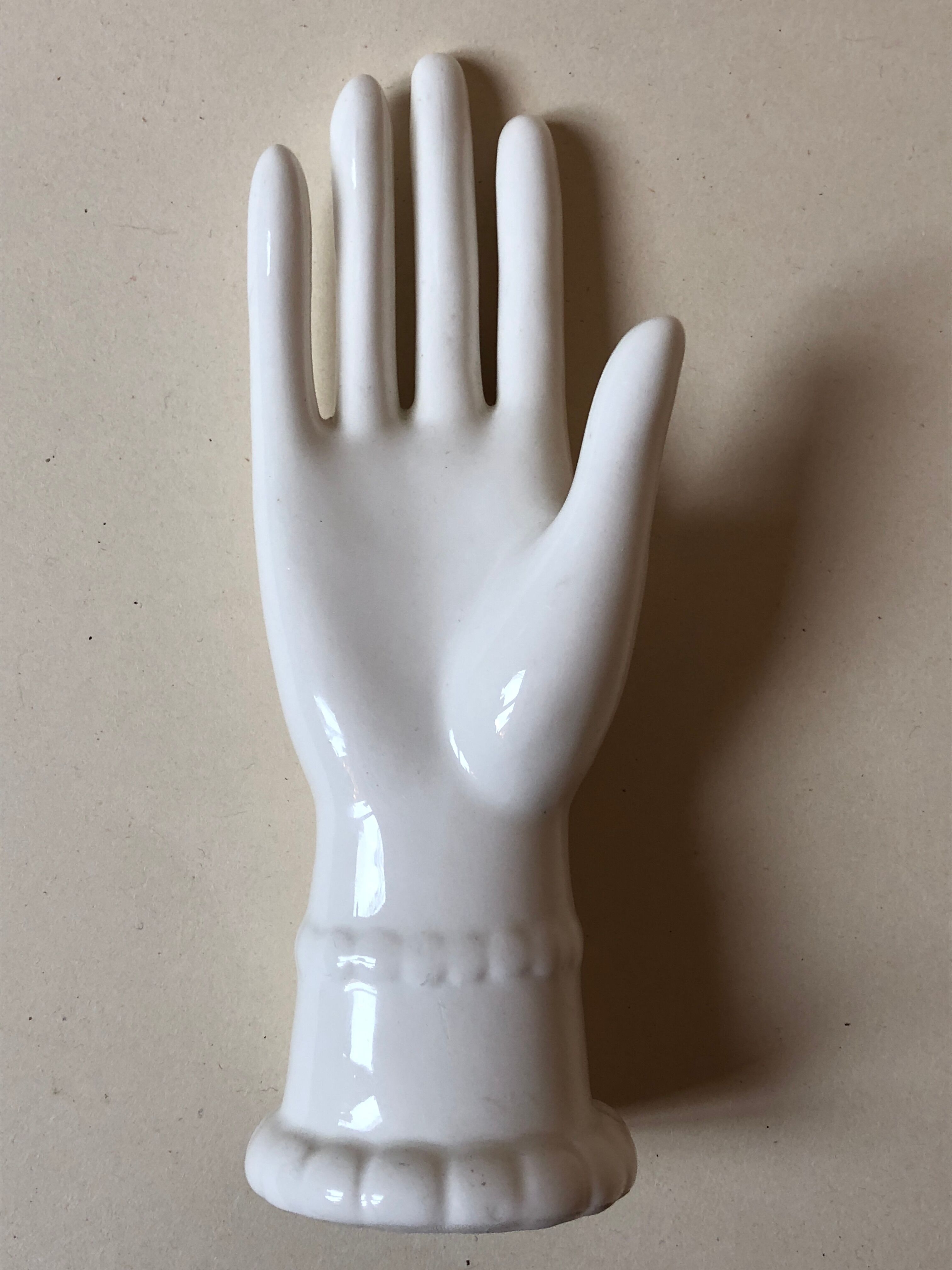 White porcelain hand