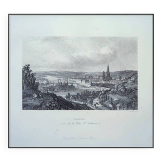 Printed in 1844, Rouen, Seine-Maritime.
