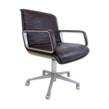 Wilkhahn Delta 2000 leather office chair by Delta Design