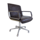 Chaise de bureau en cuir Wilkhahn Delta 2000 par Delta Design