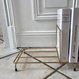 Magazine holder / bookend in modular brass years 50-60