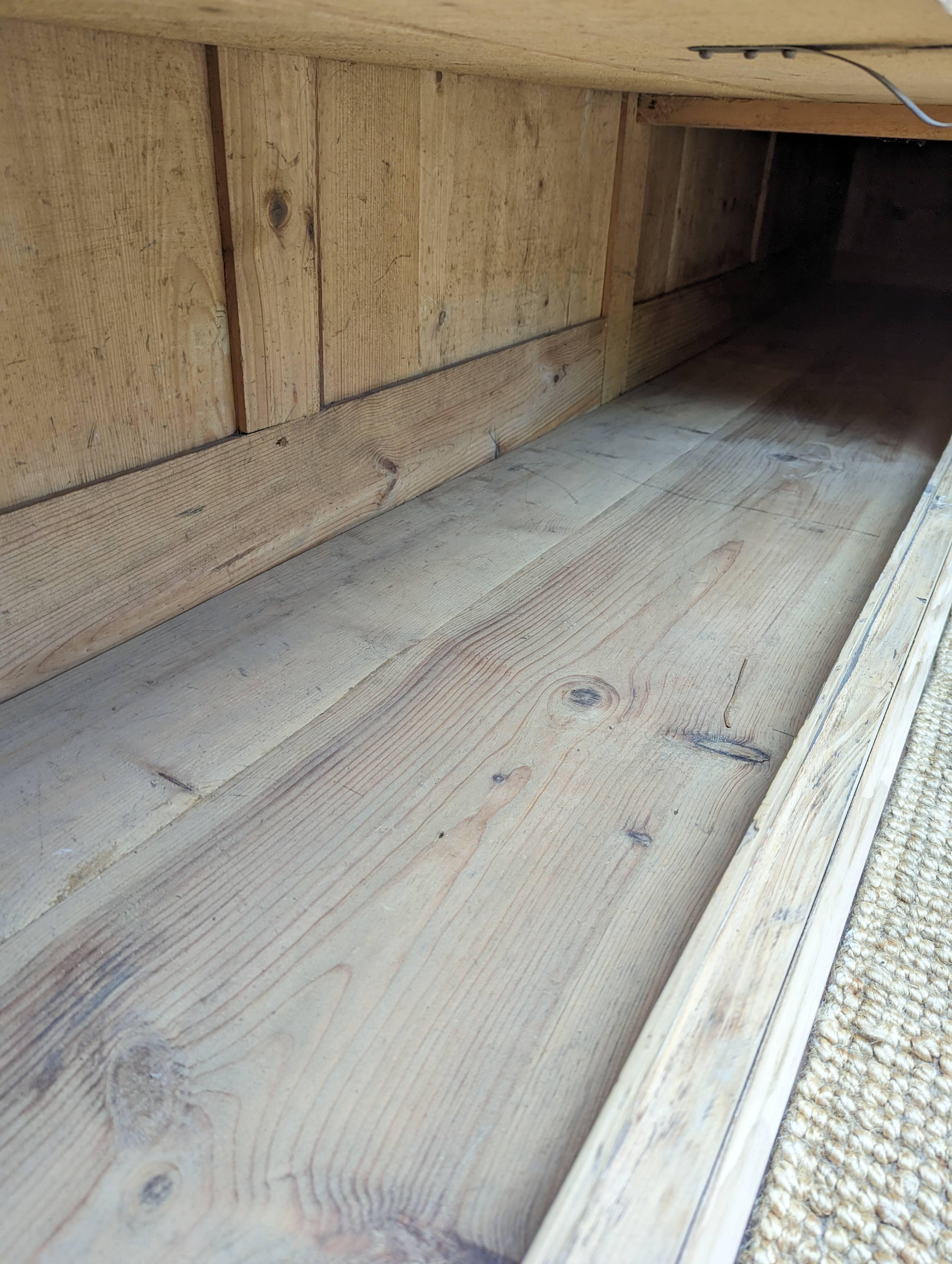 Old glazed furniture