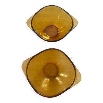 Lever amber ear bowls