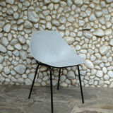 Pierre Guariche grey shell chair for Meurop 1950s-60s