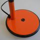 Vintage Aluminor France orange lamp from the 70s 1970