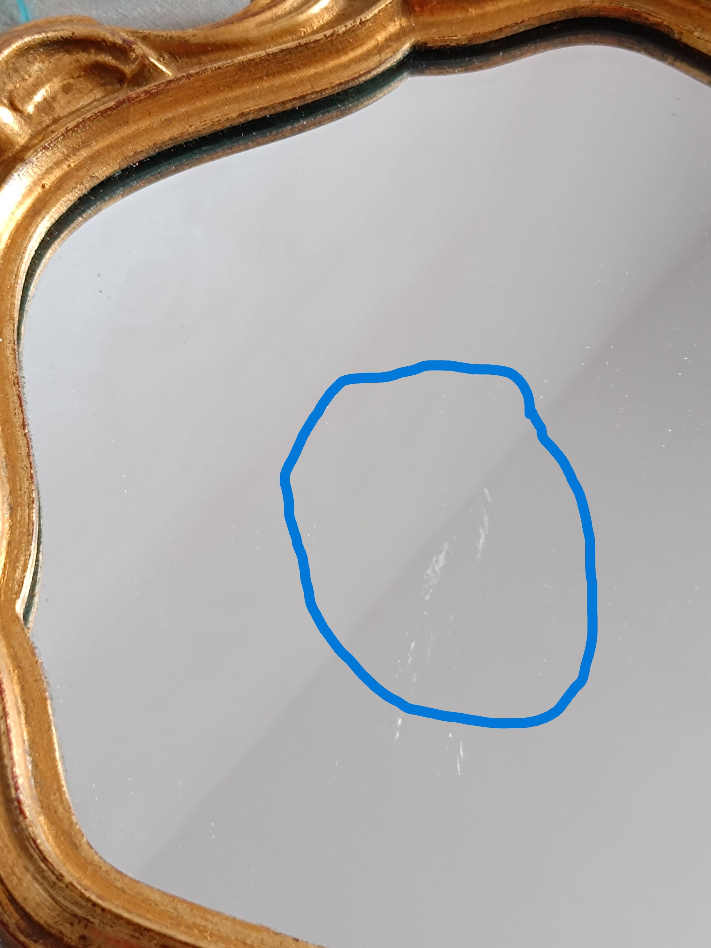 Small baroque mirror