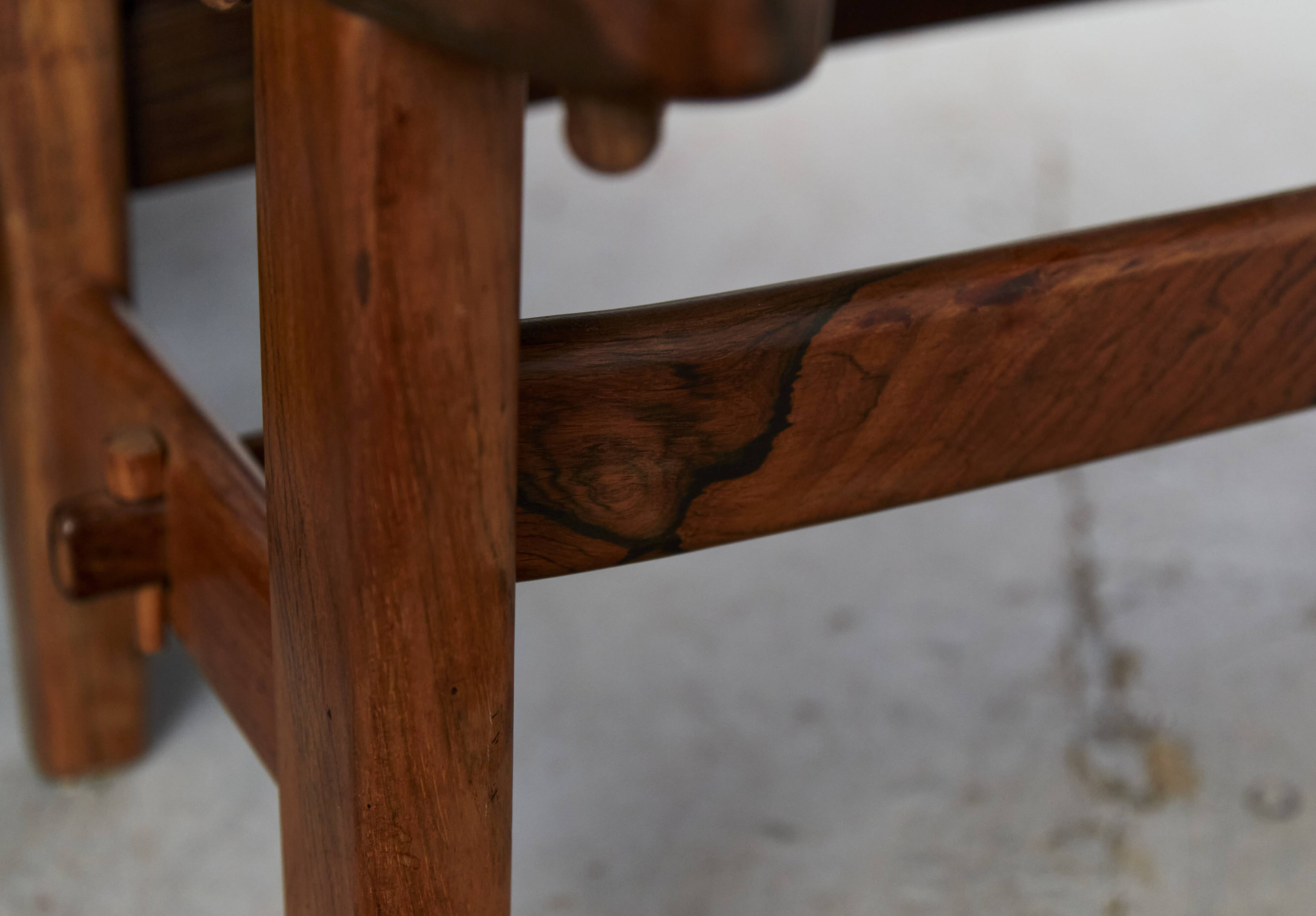 Jean Gillon "Jangada" Lounge Chair & Ottoman for Italma Wood Art, 1968