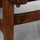 Jean Gillon "Jangada" Lounge Chair & Ottoman for Italma Wood Art, 1968