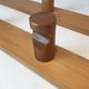 Charlotte Perriand, pair of fir wall coat racks, French work, around 1970