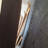 19th-century mirror, 2.04m x 1.25m.