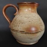 Pyrite stoneware pitcher signed Benoît Prudhomme workshop at the wind 20th century