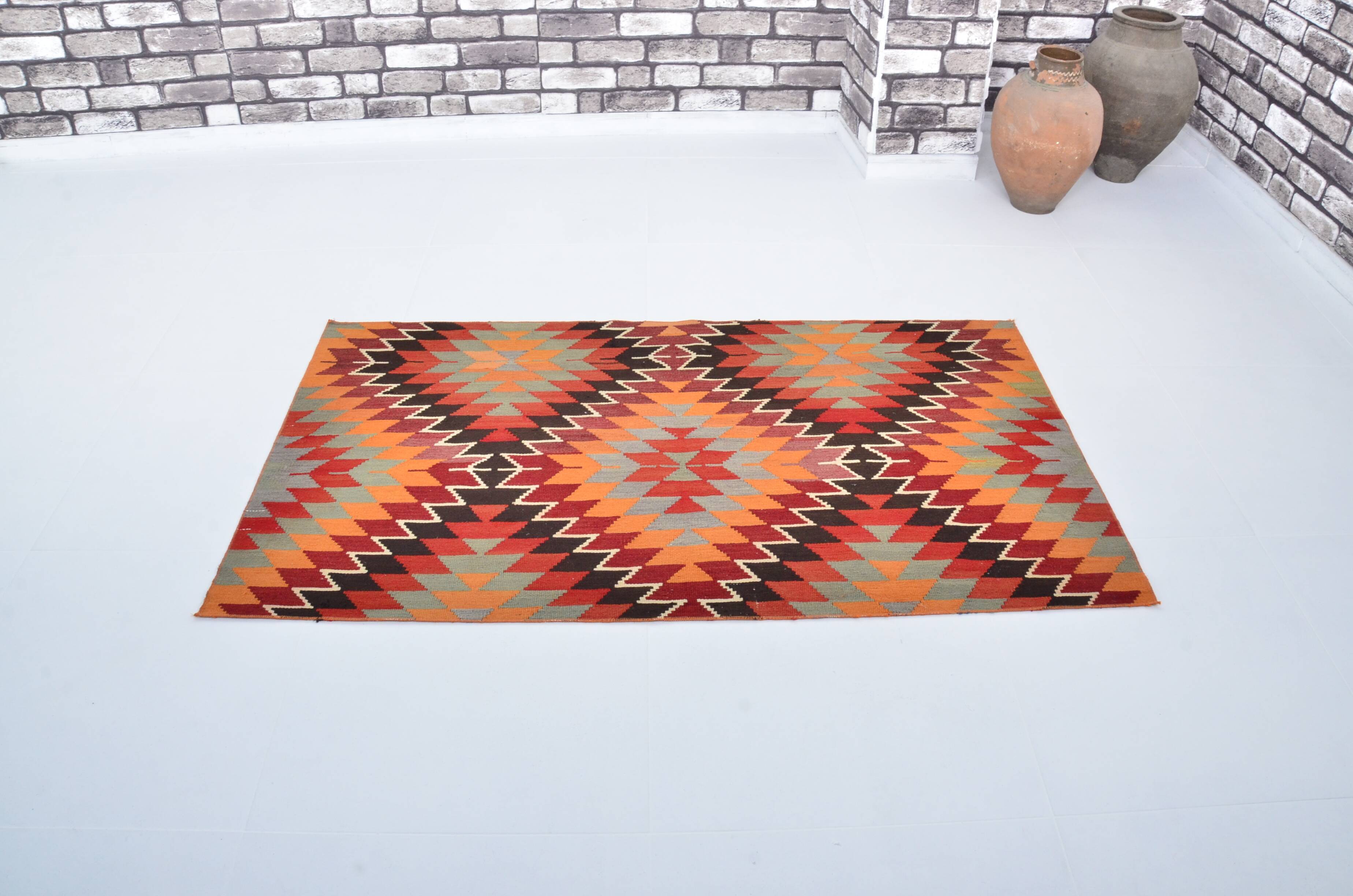 Floor Decorative Vintage Rug sku 3413