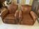 2 vintage club armchairs
