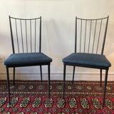 Duo of chairs Colette Gueden 50s