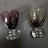 4 glasses of 1950s port