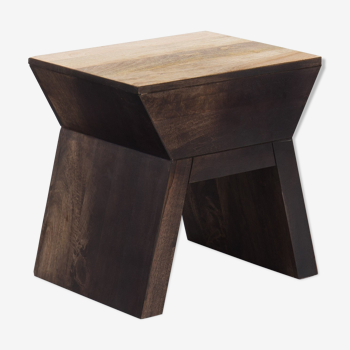 Table d'appoint en bois brut
