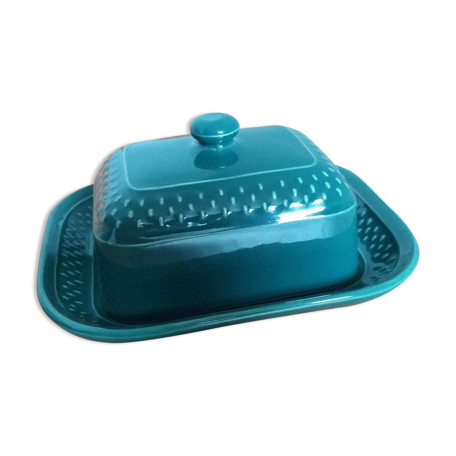 Butter dish Genevieve Lethu, Rice grain collection, 1984