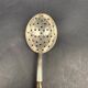 Olive or ice spoon, silver-plated and rosewood
