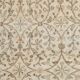 3x7 Brown Cream Floral Handmade Vintage Rug, 105x211Cm