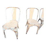 Lot 4 chairs A by Tolix