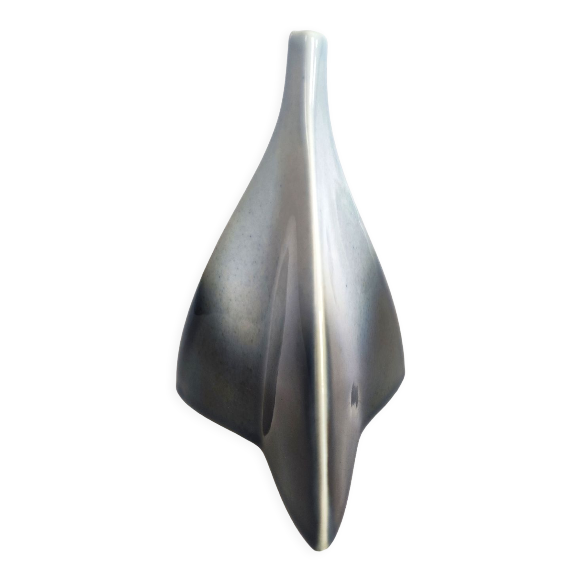 Porcelain vase signed Virebent