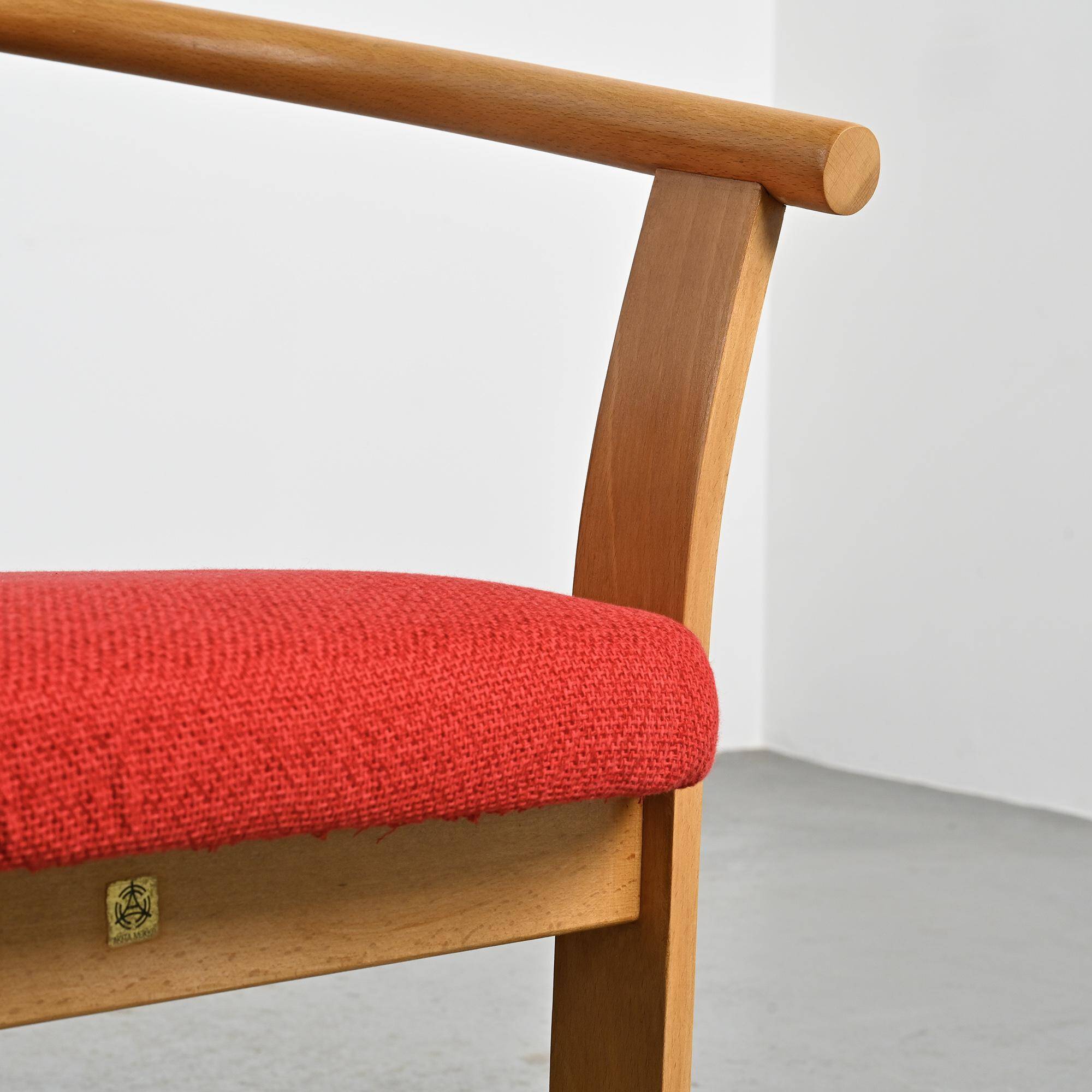 Pair of armchairs by Isamu Kenmochi, Japan circa 1965